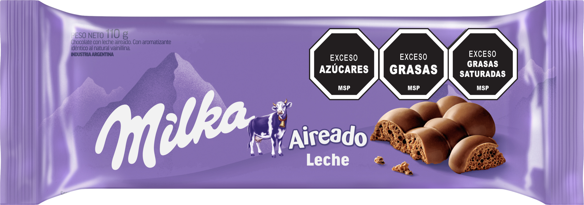 Milka Leger Aireado Leche 110g - Nerilan Uruguay